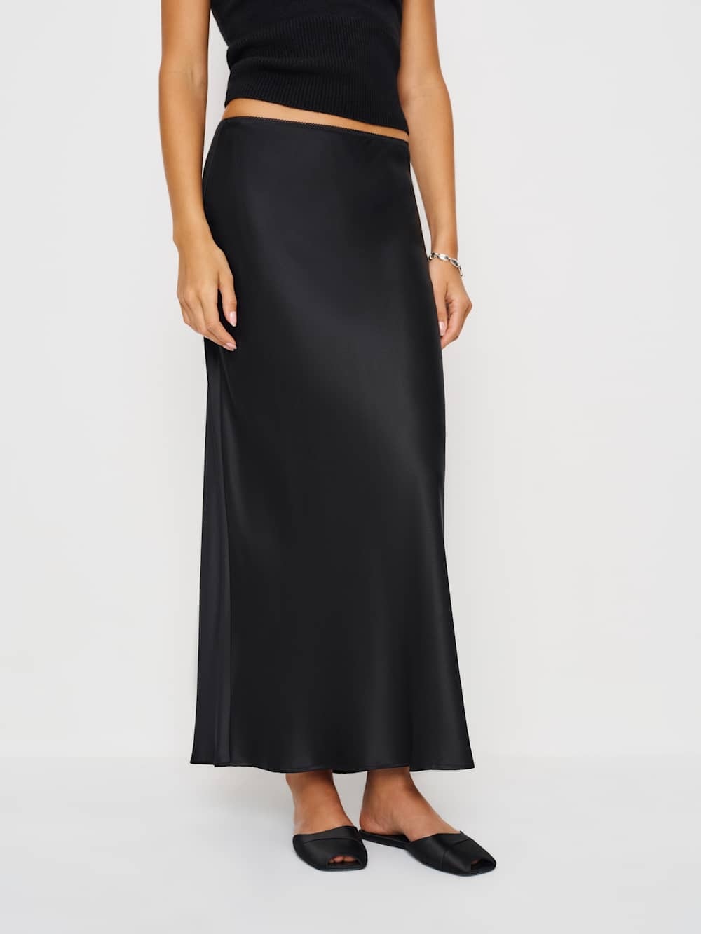 NWOT Reformation Layla Silk Skirt